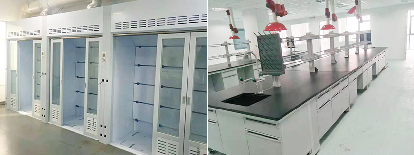 山西美錦能源新建實驗室通風(fēng)柜實驗臺應(yīng)用